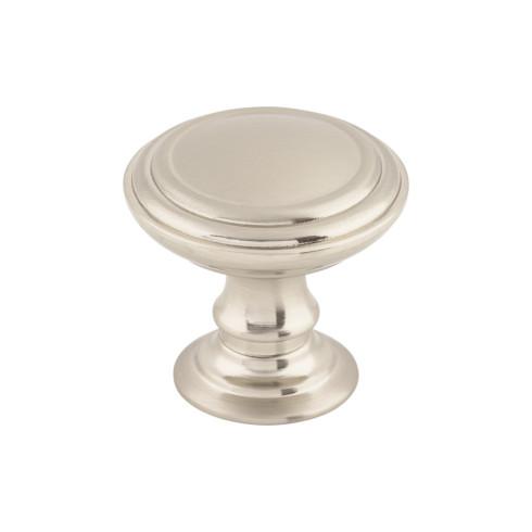 Reeded Knob ( Zinc Alloy | Brushed Satin Nickel - Chareau Collection ) | Manufactured Globally