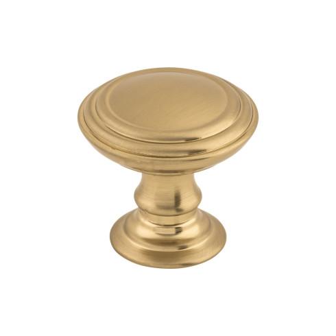 Reeded Knob ( Zinc Alloy | Honey Bronze - Chareau Collection ) | Manufactured Globally