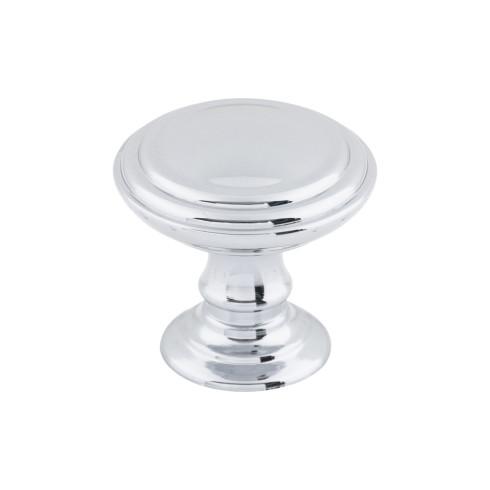 Reeded Knob ( Zinc Alloy | Polished Chrome - Chareau Collection ) | Manufactured Globally