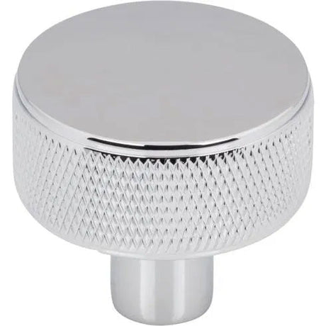 Burnham Round Knob ( Steel | Polished Chrome - Garrison Collection ) | Manufactured Globally