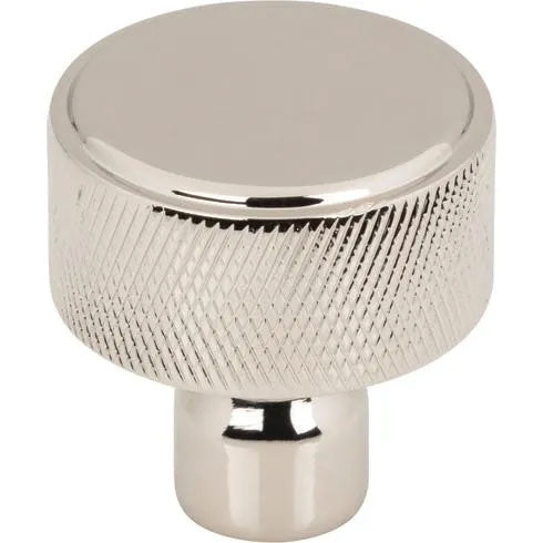 Garrison Knob ( Steel | Polished Nickel - Garrison Collection ) | Manufactured Globally