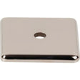 Radcliffe Knob Backplate ( Zinc Alloy | Polished Nickel - Garrison Collection ) | Manufactured Globally