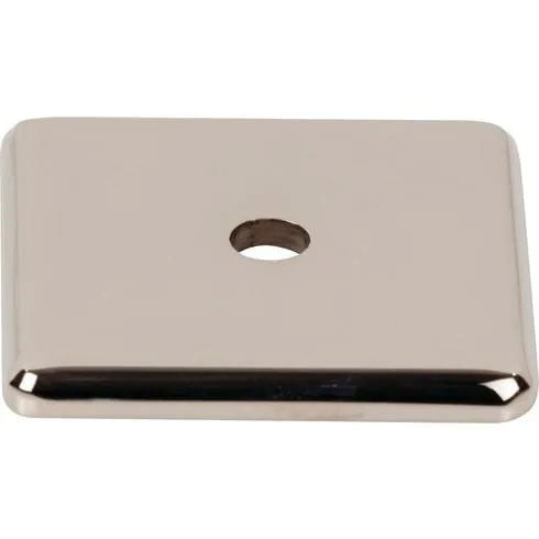 Radcliffe Knob Backplate ( Zinc Alloy | Polished Nickel - Garrison Collection ) | Manufactured Globally