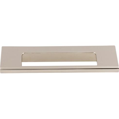 Europa Cut Out Tab Pull ( Zinc Alloy | Polished Nickel - Mercer Collection ) | Manufactured Globally