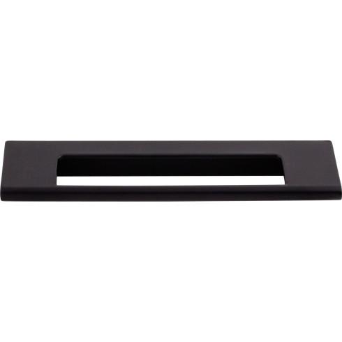 Europa Cut Out Tab Pull ( Zinc Alloy | Flat Black - Mercer Collection ) | Manufactured Globally