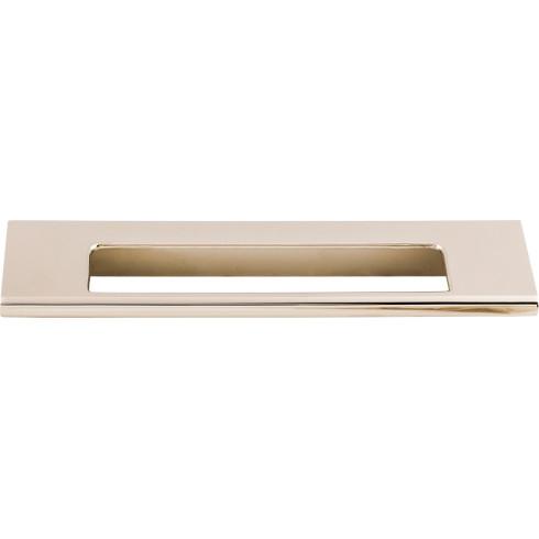 Europa Cut Out Tab Pull ( Zinc Alloy | Polished Nickel - Mercer Collection ) | Manufactured Globally