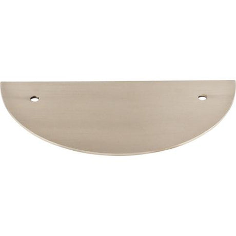 Half Circle Backplate ( Steel | Brushed Satin Nickel - Sanctuary Collection ) | Manufactured Globally