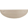 Half Circle Backplate ( Steel | Brushed Satin Nickel - Sanctuary Collection ) | Manufactured Globally