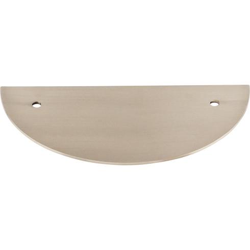 Half Circle Backplate ( Steel | Brushed Satin Nickel - Sanctuary Collection ) | Manufactured Globally