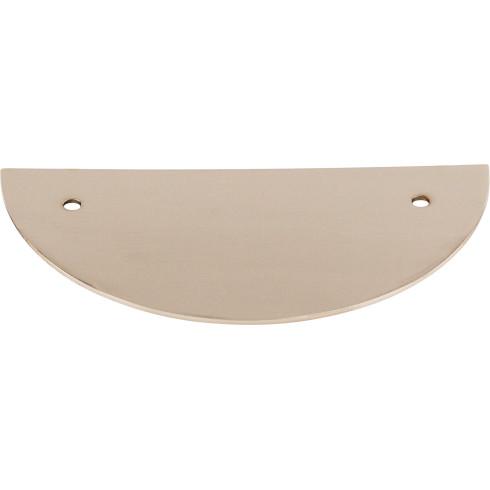 Half Circle Backplate ( Steel | Polished Nickel - Sanctuary Collection ) | Manufactured Globally