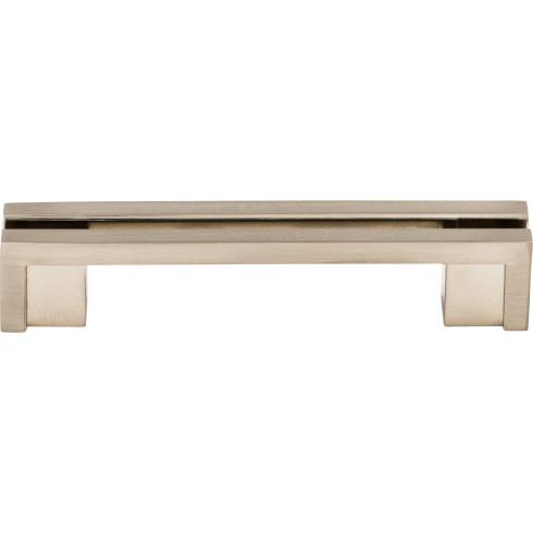 Flat Rail Pull ( Zinc Alloy | Brushed Satin Nickel - Sanctuary Collection ) | Manufactured Globally