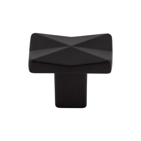 Quilted Knob ( Zinc Alloy | Flat Black - Mercer Collection ) | Manufactured Globally