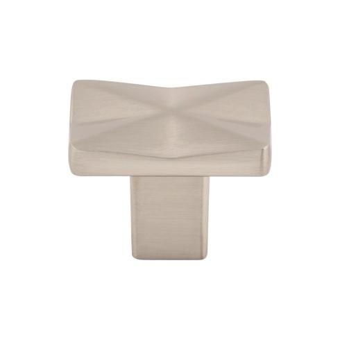 Quilted Knob ( Zinc Alloy | Brushed Satin Nickel - Mercer Collection ) | Manufactured Globally