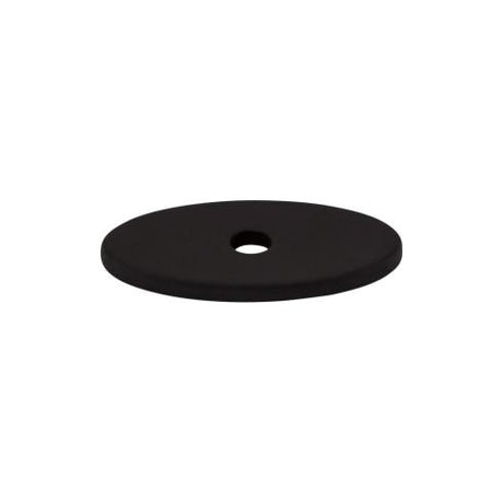 Oval Backplate Small ( Steel | Flat Black - Sanctuary Collection ) | Manufactured Globally
