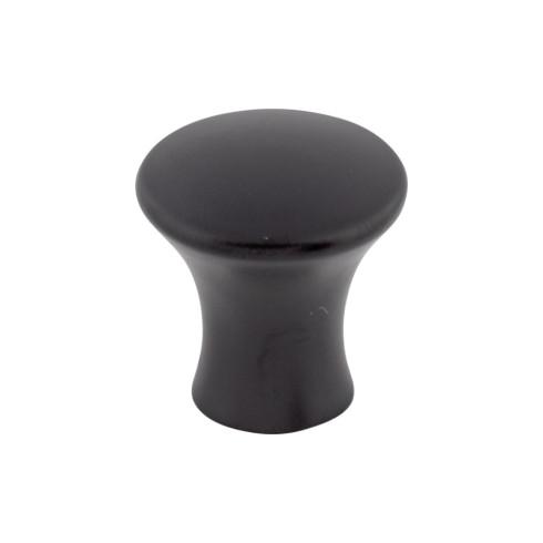 Oculus Round Knob Small ( Zinc Alloy | Flat Black - Mercer Collection ) | Manufactured Globally