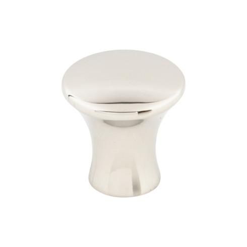 Oculus Round Knob Small ( Zinc Alloy | Polished Nickel - Mercer Collection ) | Manufactured Globally