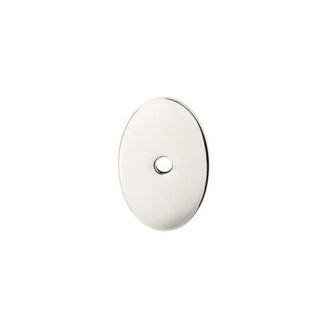 Oval Backplate Medium ( Steel | Polished Nickel - Sanctuary Collection ) | Manufactured Globally
