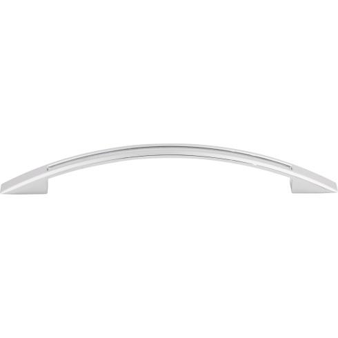 Tirador Tango con corte (aleación de zinc | cromo pulido - Colección Mercer) | Fabricado en todo el mundo