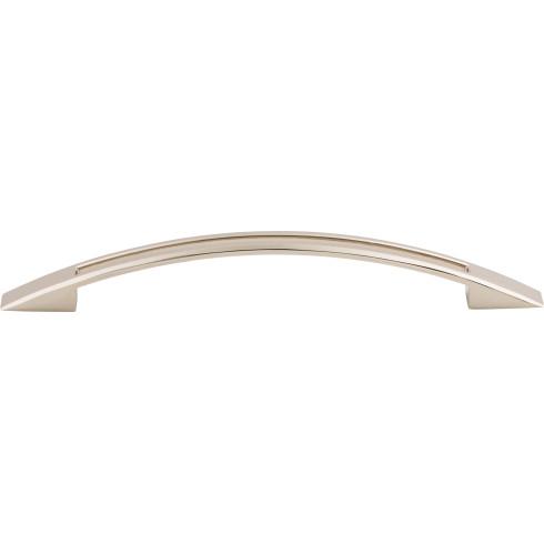 Tirador Tango con corte (aleación de zinc | níquel pulido - Colección Mercer) | Fabricado globalmente