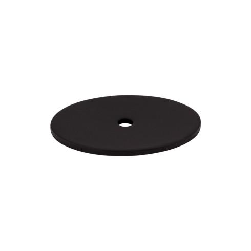 Oval Backplate Large ( Steel | Flat Black - Sanctuary Collection ) | Manufactured Globally
