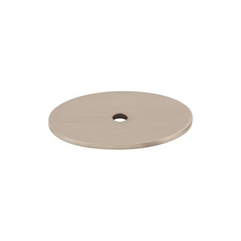 Oval Backplate Large ( Steel | Brushed Satin Nickel - Sanctuary Collection ) | Manufactured Globally