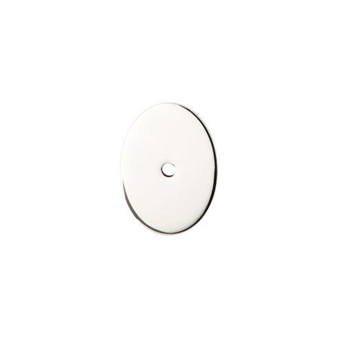 Oval Backplate Large ( Steel | Polished Nickel - Sanctuary Collection ) | Manufactured Globally