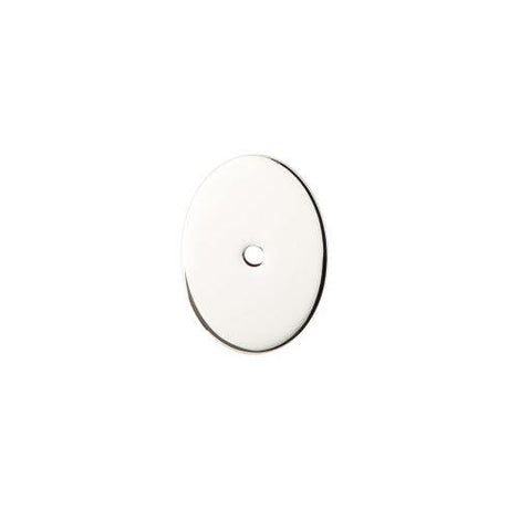Oval Backplate Large ( Steel | Polished Nickel - Sanctuary Collection ) | Manufactured Globally