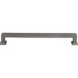 Ascendra Appliance Pull ( Zinc Alloy | Ash Gray - Transcend Collection ) | Manufactured Globally