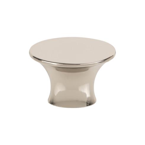 Edgewater Knob ( Zinc Alloy | Polished Nickel - Barrington Collection ) | Manufactured Globally