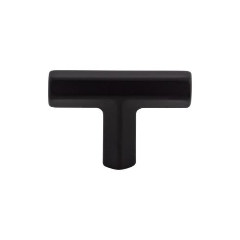 Lydia T Shape Knob ( Zinc Alloy | Flat Black - Serene Collection ) | Manufactured Globally