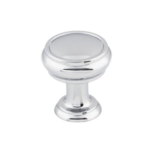 Eden Small Knob ( Zinc Alloy | Polished Chrome - Serene Collection ) | Manufactured Globally