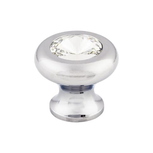 Hayley Crystal Knob Clear ( Brass | Polished Chrome - Serene Collection ) | Manufactured Globally