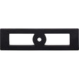 Hollin Knob Backplate ( Zinc Alloy | Flat Black - Lynwood Collection ) | Manufactured Globally