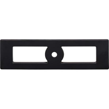 Hollin Knob Backplate ( Zinc Alloy | Flat Black - Lynwood Collection ) | Manufactured Globally