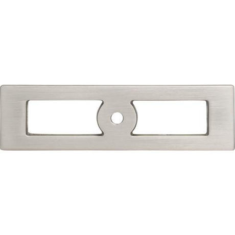 Hollin Knob Backplate ( Zinc Alloy | Brushed Satin Nickel - Lynwood Collection ) | Manufactured Globally