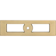 Hollin Knob Backplate ( Zinc Alloy | Honey Bronze - Lynwood Collection ) | Manufactured Globally