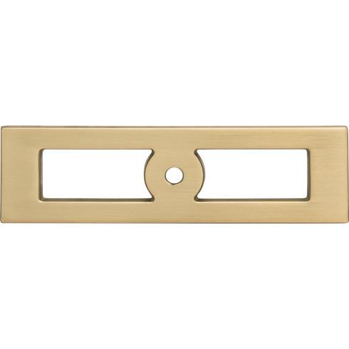 Hollin Knob Backplate ( Zinc Alloy | Honey Bronze - Lynwood Collection ) | Manufactured Globally