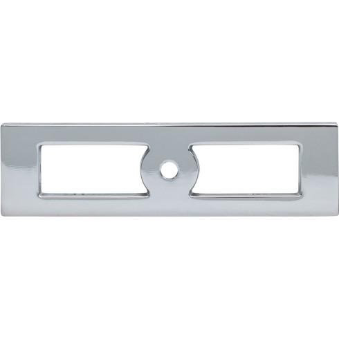 Hollin Knob Backplate ( Zinc Alloy | Polished Chrome - Lynwood Collection ) | Manufactured Globally
