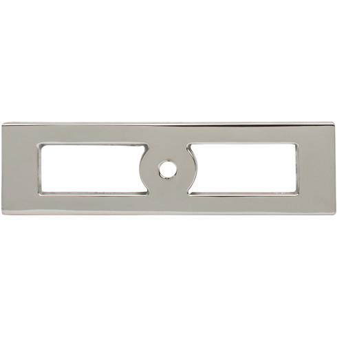 Hollin Knob Backplate ( Zinc Alloy | Polished Nickel - Lynwood Collection ) | Manufactured Globally