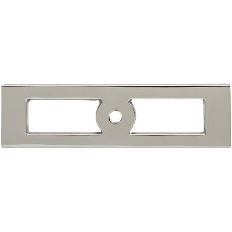 Hollin Knob Backplate ( Zinc Alloy | Polished Nickel - Lynwood Collection ) | Manufactured Globally