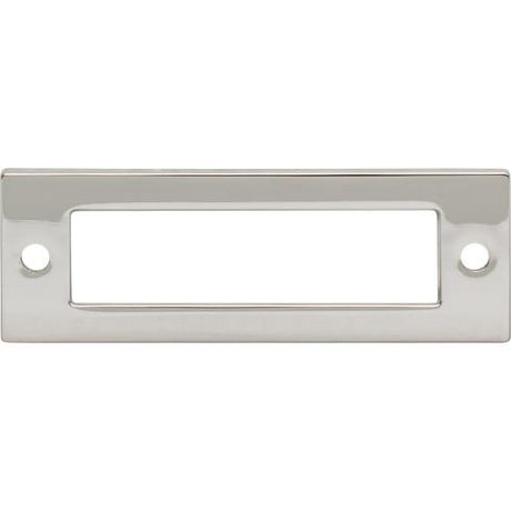 Placa trasera Hollin (aleación de zinc | níquel pulido - Colección Lynwood) | Fabricada en todo el mundo