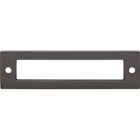 Placa trasera Hollin (aleación de zinc | gris ceniza - Colección Lynwood) | Fabricada en todo el mundo