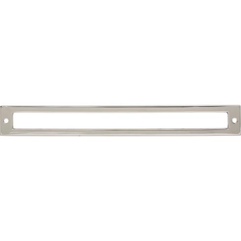 Placa trasera Hollin (aleación de zinc | níquel pulido - Colección Lynwood) | Fabricada en todo el mundo