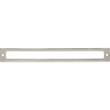 Placa trasera Hollin (aleación de zinc | níquel pulido - Colección Lynwood) | Fabricada en todo el mundo