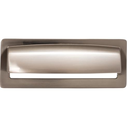 Hollin Cup Pull ( Zinc Alloy | Brushed Satin Nickel - Lynwood Collection ) | Manufactured Globally