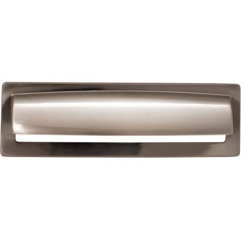 Hollin Cup Pull ( Zinc Alloy | Brushed Satin Nickel - Lynwood Collection ) | Manufactured Globally