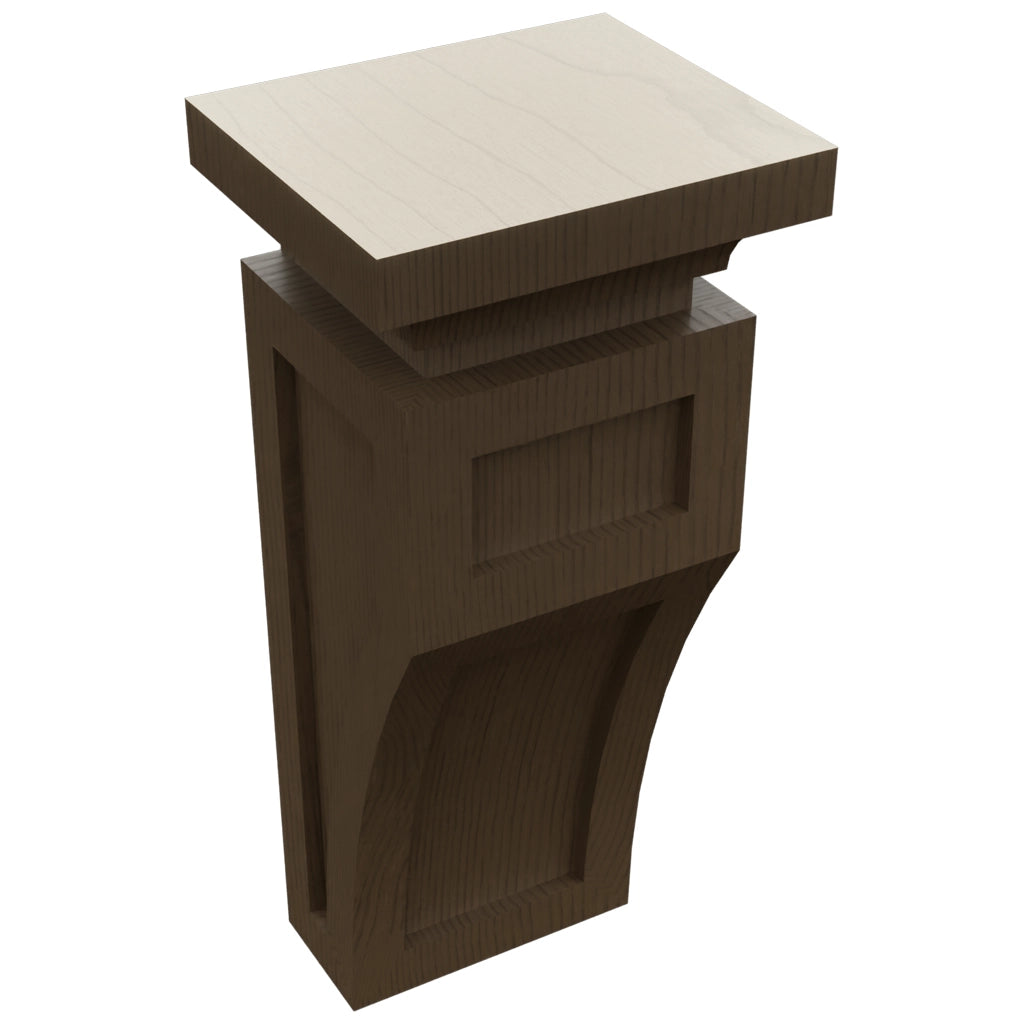Fabuwood Canyon Oak CML Corbel, Top View