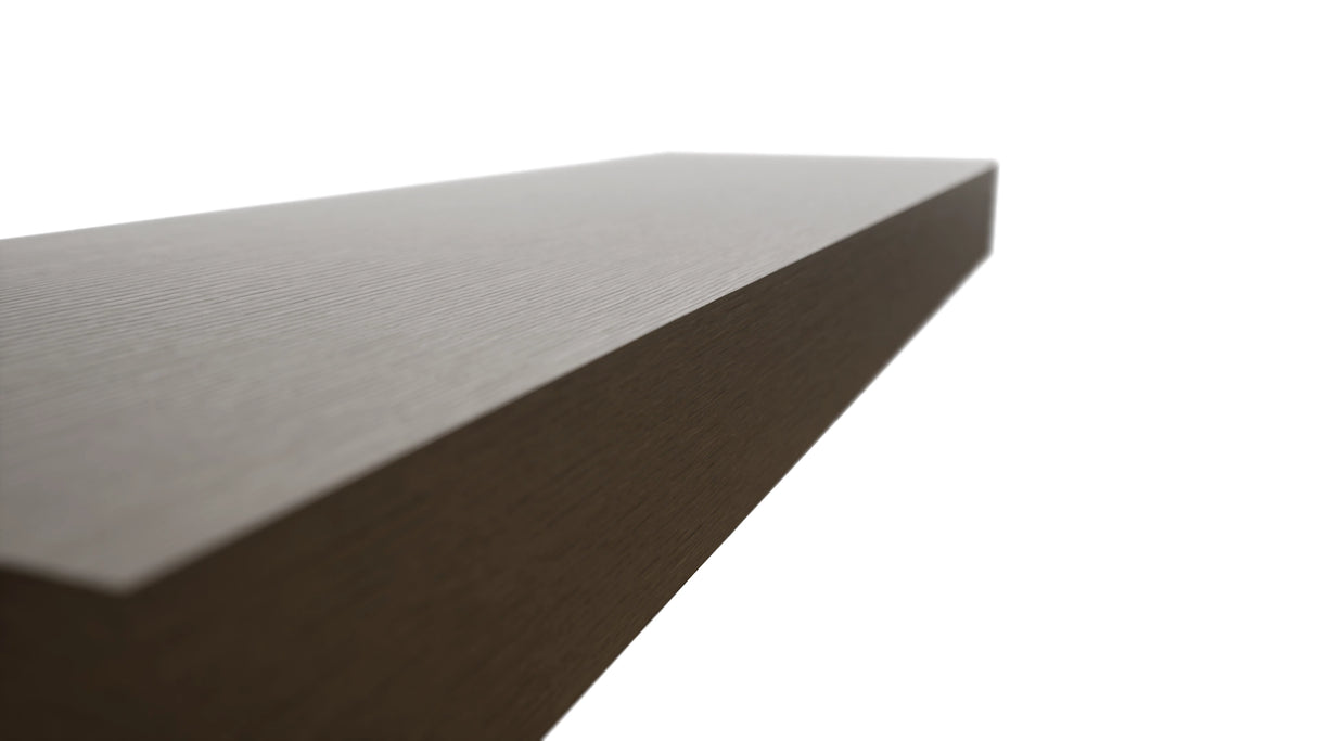Fabuwood Canyon Oak FLS30 Wall Floating Shelf, Detail View