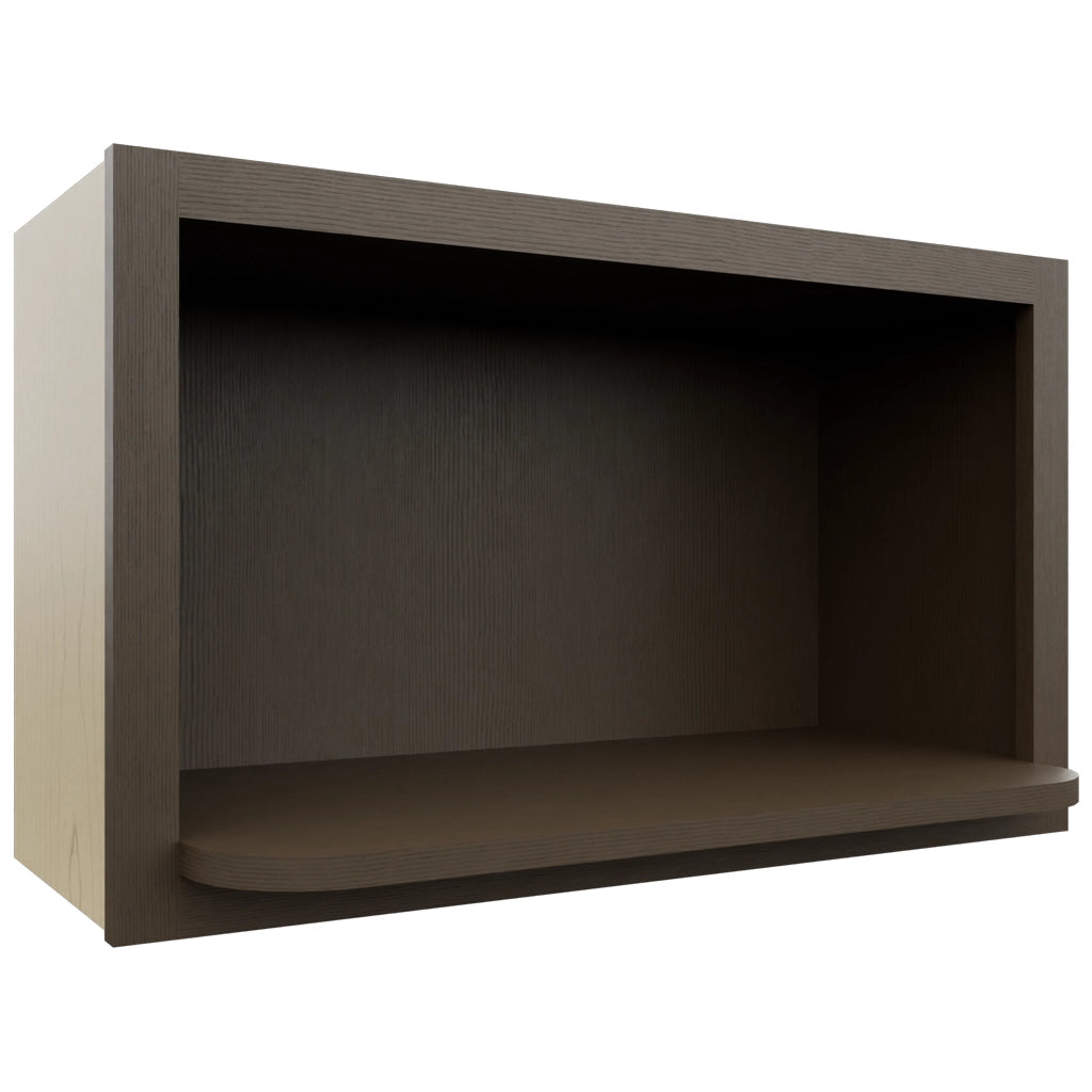 MW3018 ( Wall | Microwave Shelf Cabinet - 3"W X 18"H X 12"D ) | Canyon Oak