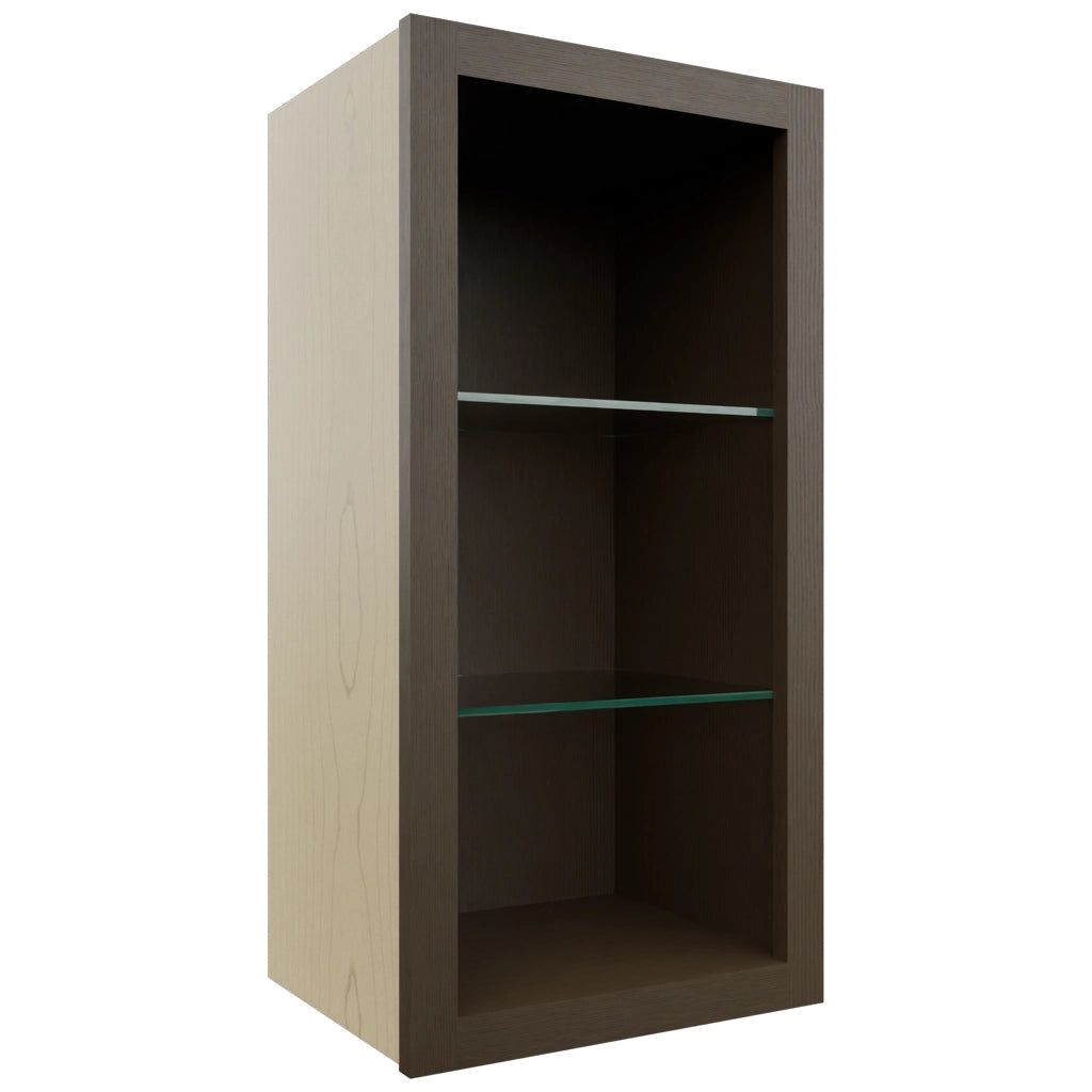 Fabuwood Canyon Oak NDW1530 Wall Standard No Door Cabinet, Front View